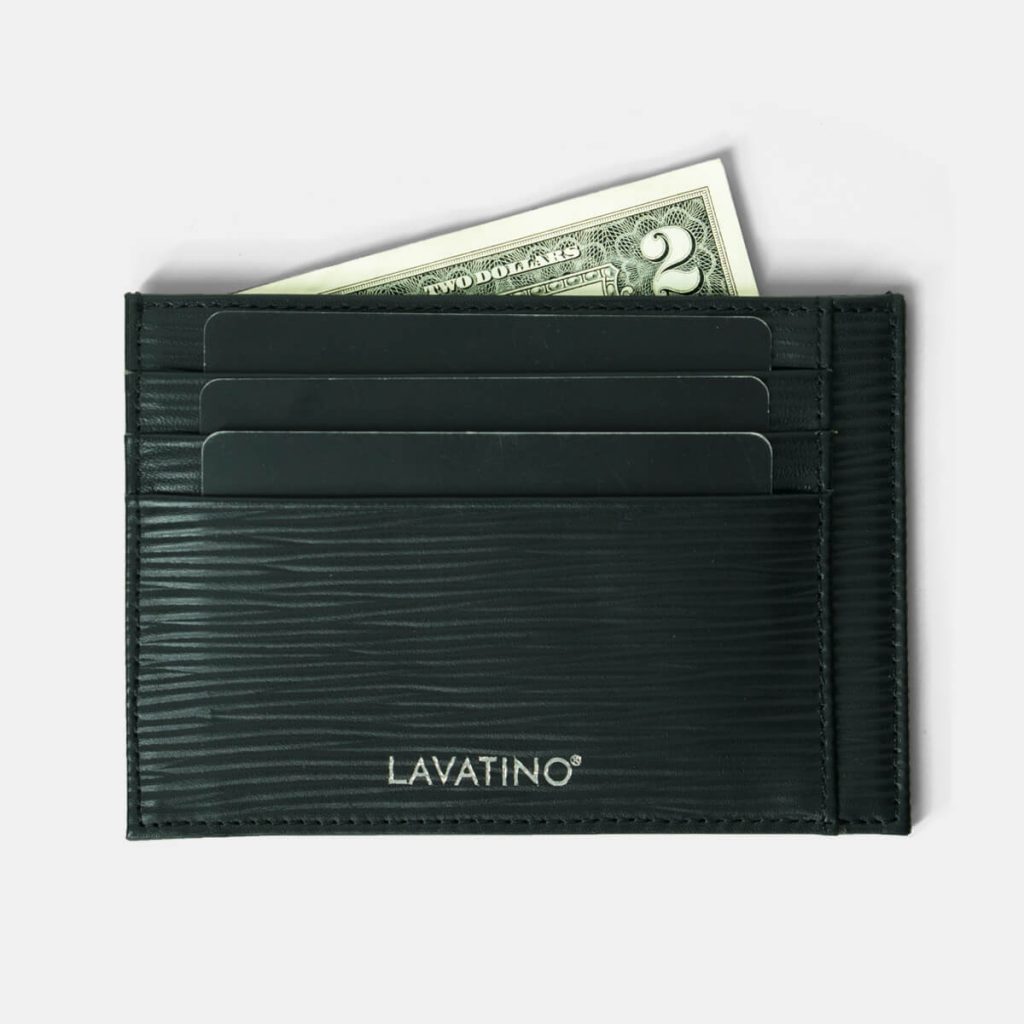 Một trong các mẫu ví da của Lavatino