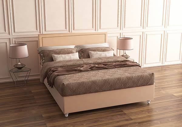 Giường ngủ bọc simili mang phong cách cổ điển sang trọng, hiện đại