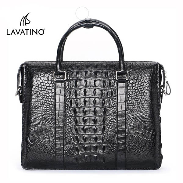 Túi xách nam da cá sấu chính hãng Lavatino HSM01 - chiếc túi mang tới sự đẳng cấp cho người dùng