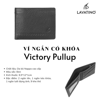 Ví ngắn có khóa Victory da Pullup cao cấp