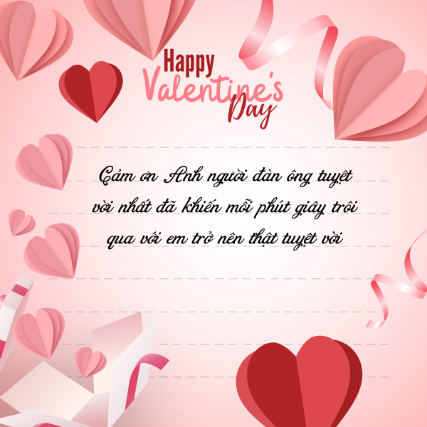 10 Lời Chúc & Mẫu Thiệp Valentine Ý Nghĩa